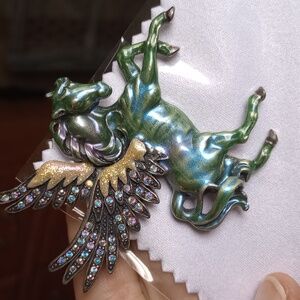 Kirks Folly Pegasus Brooch